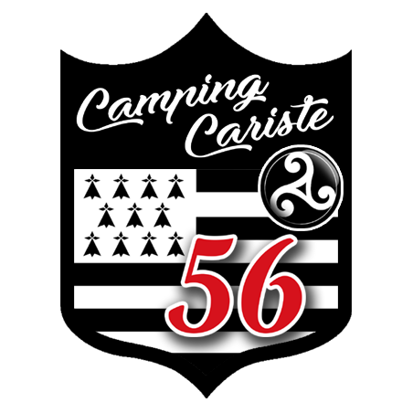 campingcariste Breton 56 - 15x11,2cm - Sticker/autocollant