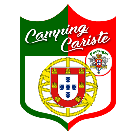 Camping car Portugal - 15x11,2cm - Sticker/autocollant
