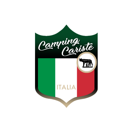 Campingcariste Italie - 15x11,2cm - Autocollant(sticker)