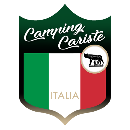Campingcariste Italie - 15x11,2cm - Sticker/autocollant