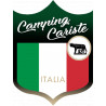 Campingcariste Italie - 15x11,2cm - Autocollant(sticker)