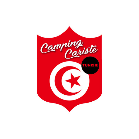 Campingcariste Tunisie - 15x11,2cm - Autocollant(sticker)