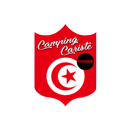 Autocollant (sticker): Camping car Tunisie