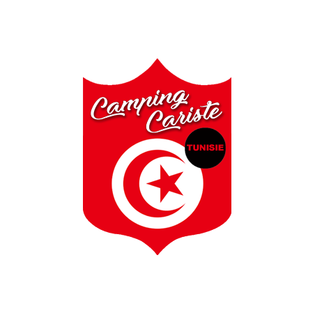 Campingcariste Tunisie - 15x11,2cm - Autocollant(sticker)