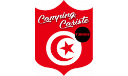 Campingcariste Tunisie - 15x11,2cm - Autocollant(sticker)