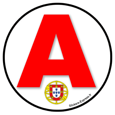 Autocollant (sticker): A Portugais