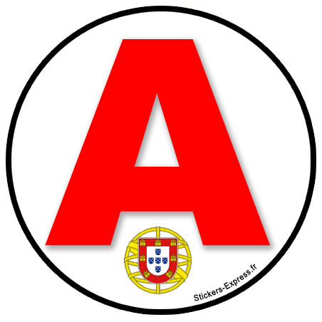 Autocollant (sticker): A Portugais