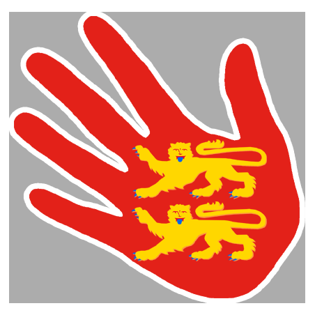 main Normande (17cm) - Sticker/autocollant