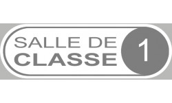 Autocollant (sticker): signaletique salle de classe