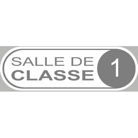 Autocollant (sticker): signaletique salle de classe