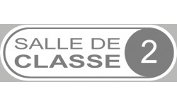 Autocollant (sticker): signaletique salle de classe