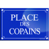 Place des copains (20x13,2cm) - Autocollant(sticker)