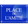 Place de l'amitie (20x13,2cm) - Autocollant(sticker)