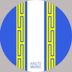 blason de la Haute Marne - 20cm -Sticker/autocollant