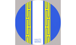 Autocollant (sticker): département blason de la Haute Marne