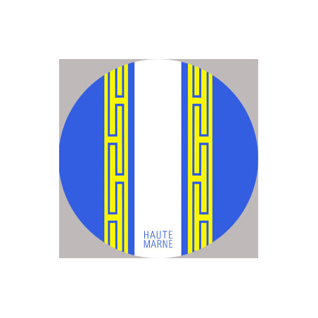 Autocollant (sticker): département blason de la Haute Marne