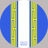 blason de la Haute Marne - 20cm -Sticker/autocollant