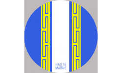 Autocollant (sticker): département blason de la Haute Marne