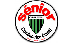 Autocollant (sticker): conducteur Sénior de CHIETI