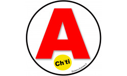 A Ch'ti (15x15cm) - Autocollant(sticker)