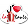 j'aime la Baule (15x11cm) - Autocollant(sticker)