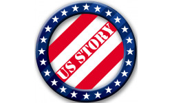 USA Story - 20x20cm - Autocollant(sticker)