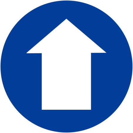 sens de direction - 5cm - Sticker/autocollant