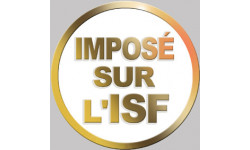 Imposé sur l'ISF  (20x20cm) - Autocollant(sticker)