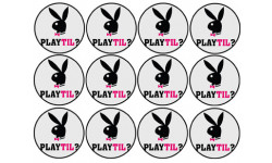 Playtil (12 fois 5cm) - Autocollant(sticker)