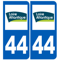 immatriculation 44 (Loire-Atlantique) - Sticker/autocollant