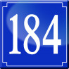 numéroderue184 (classique 10x10cm) - Autocollant(sticker)