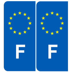 numéro immatriculation France - Sticker/autocollant