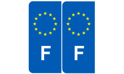 numéro immatriculation France - Autocollant(sticker)