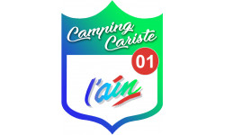 Campingcariste l'Ain 01 - 10x7.5cm - Autocollant(sticker)