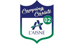 Camping car Pyrénées l'Aisne 02 - 15x11.2cm - Autocollant(sticker)