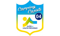 Camping car Alpes de Haute-Provence 04 - 20x15cm - Autocollant(sticker)