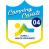 Camping car Alpes de Haute-Provence 04 - 15x11.2cm - Autocollant(sticker)
