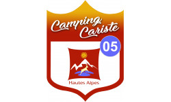 Campingcariste Hautes-Alpes 05 - 20x15cm - Autocollant(sticker)