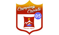 Camping car Hautes-Alpes 05 - 15x11.2cm - Autocollant(sticker)