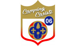 Camping car Hautes-Maritimes 06 - 20x15cm - Autocollant(sticker)