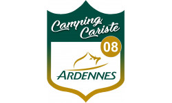 Campingcariste Ardennes 08 - 20x15cm - Autocollant(sticker)