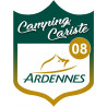 Camping car Ardennes 08 - 20x15cm - Autocollant(sticker)