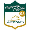 Campingcariste Ardennes 08 - 20x15cm - Autocollant(sticker)