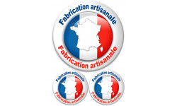 Fabrication artisanale - 1fois 20cm + 2fois 10cm - Autocollant(sticker)