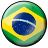 Autocollant (sticker): drapeau Brésilien