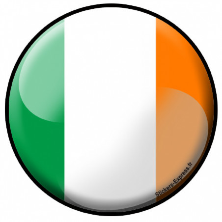 Autocollant (sticker): drapeau Irlandais