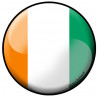 Autocollant (sticker): drapeau Ivoirien