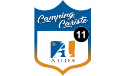 Campingcariste Aude 11 - 10x7.5cm - Autocollant(sticker)