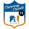 Campingcariste Aude 11 - 10x7.5cm - Autocollant(sticker)