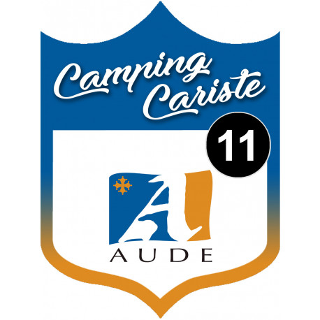 Campingcariste Aude 11 - 15x11.2cm - Autocollant(sticker)